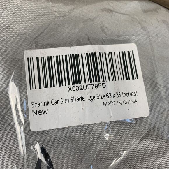 63" x 35" Soft Foldable Car Sun Shade Shield Block UV For Windshield - Picture 6 of 9